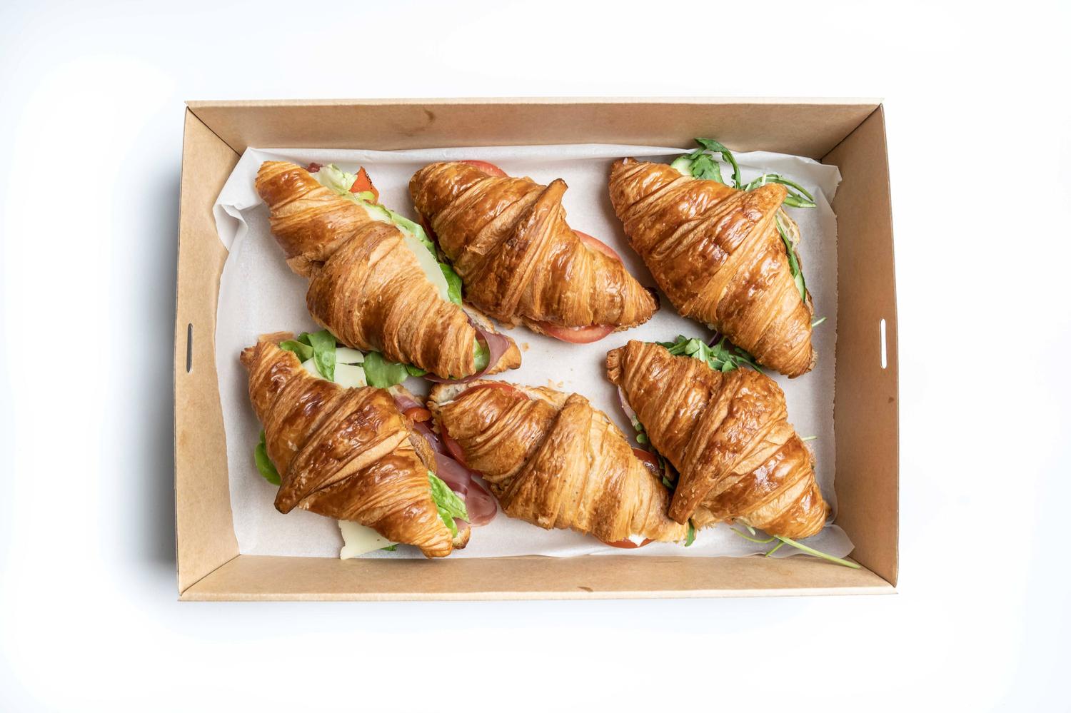 Deluxe Filled Croissant Platter (Box of 6)