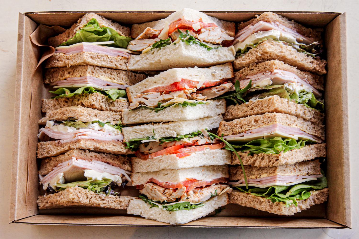 Vegetarian Triangle Sandwich