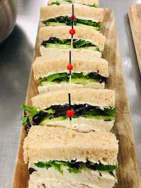 Triple Layered Ribbon Sandwiches (Box of 36)