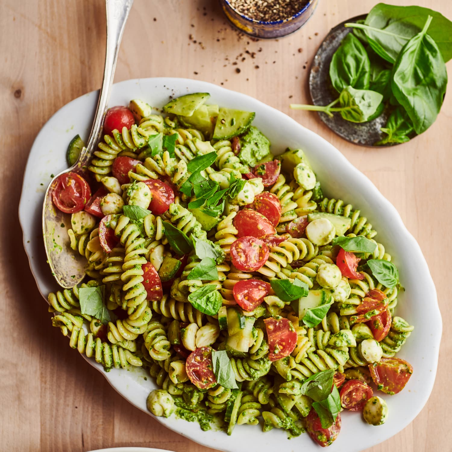 Creamy Pesto Pasta Salad (Medium Platter)