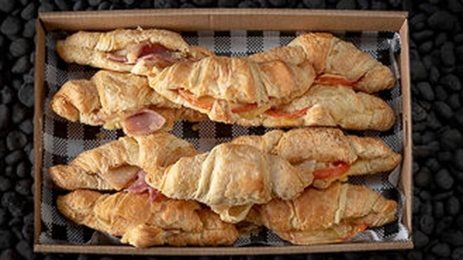 Assorted Savoury Petite Croissants (Box of 25)