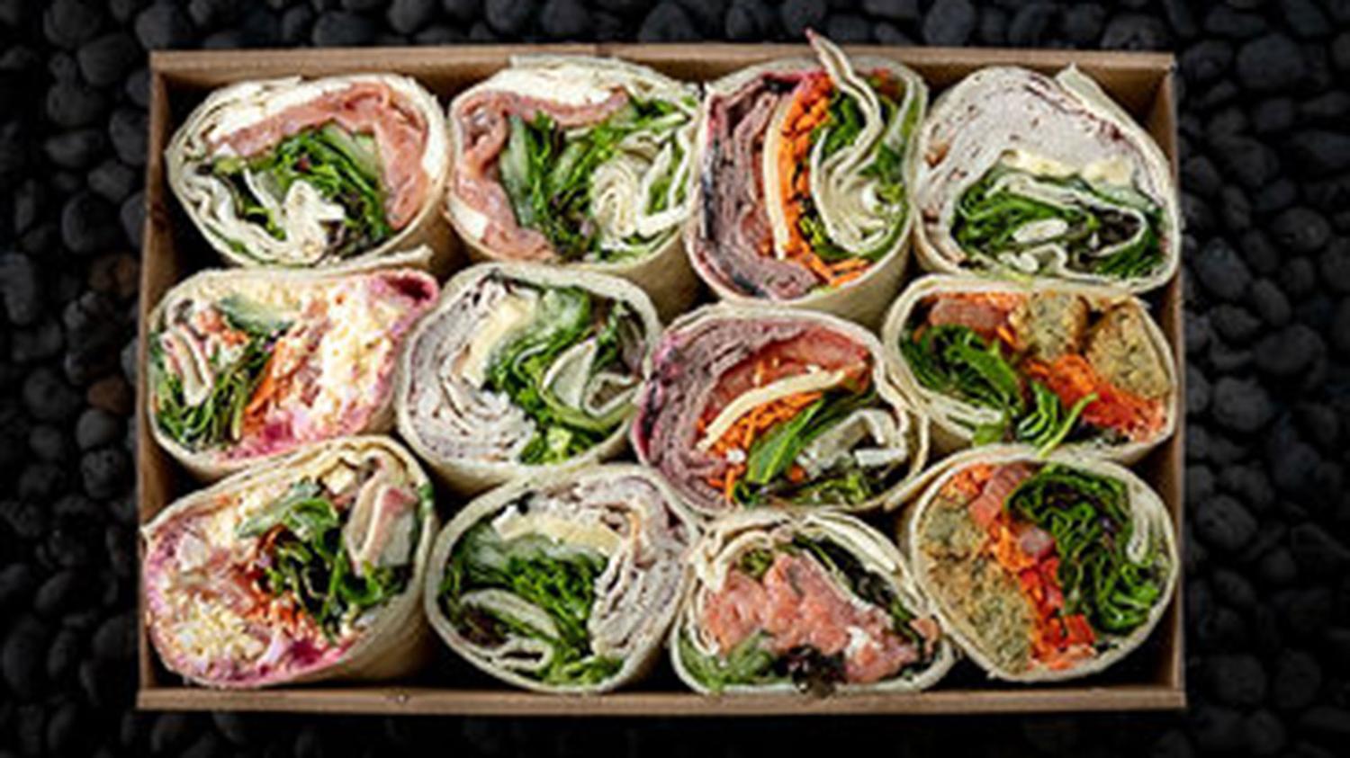 Mixed Gourmet Wraps (Box of 30)