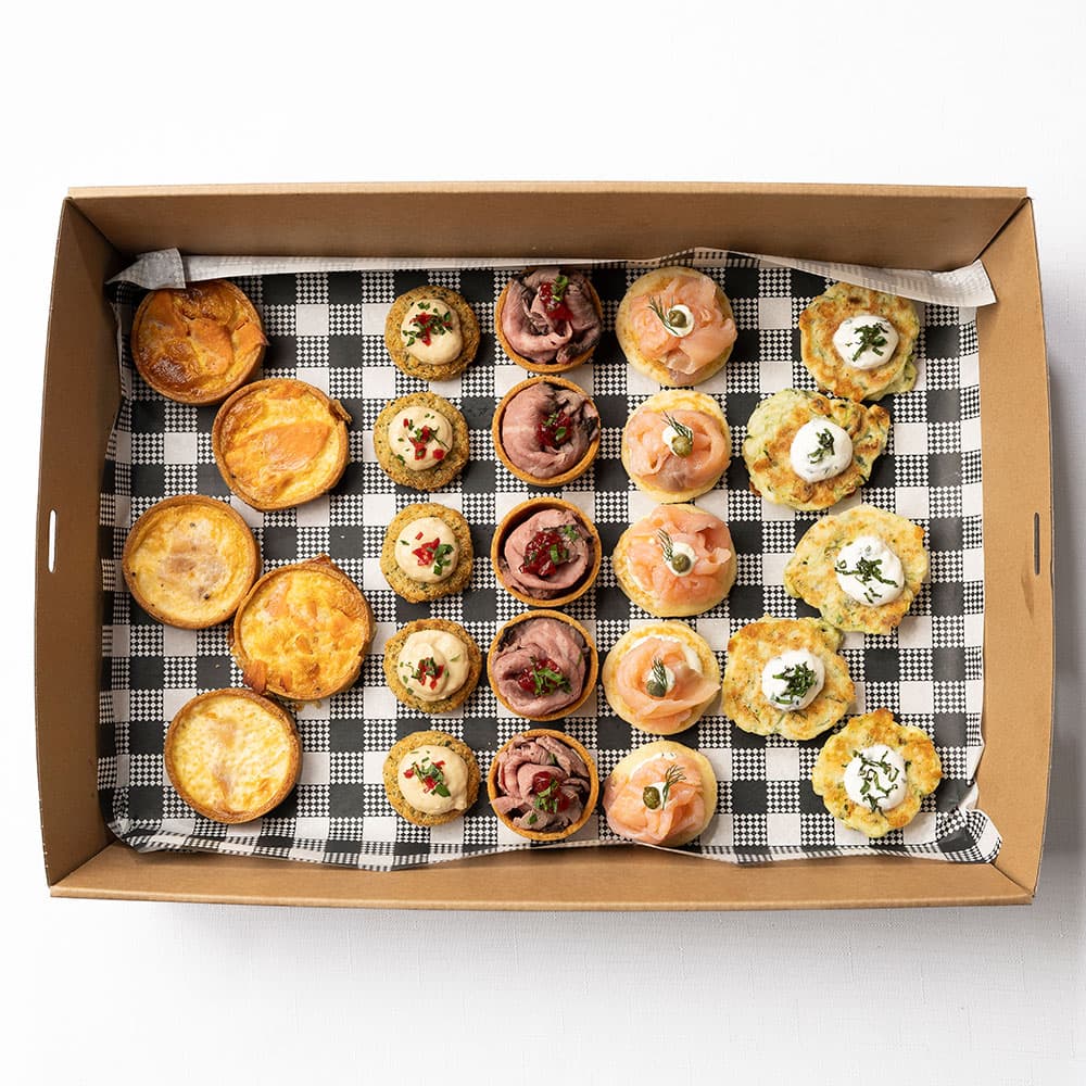 Mixed Savoury Canapes (Box of 25)