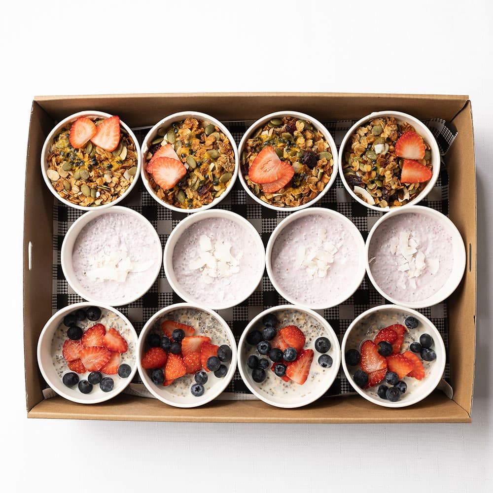 Mixed Breakfast Cups (Box of 12)