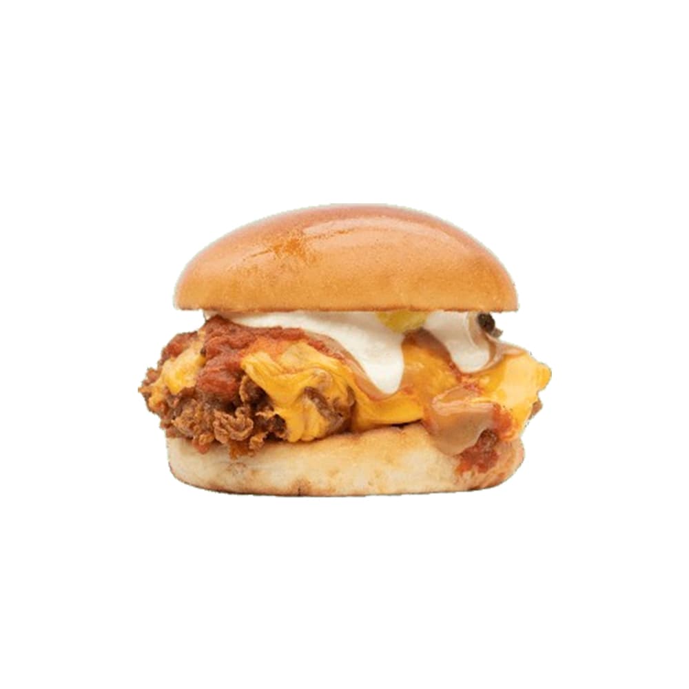 Fried Chicken Weezy Burger