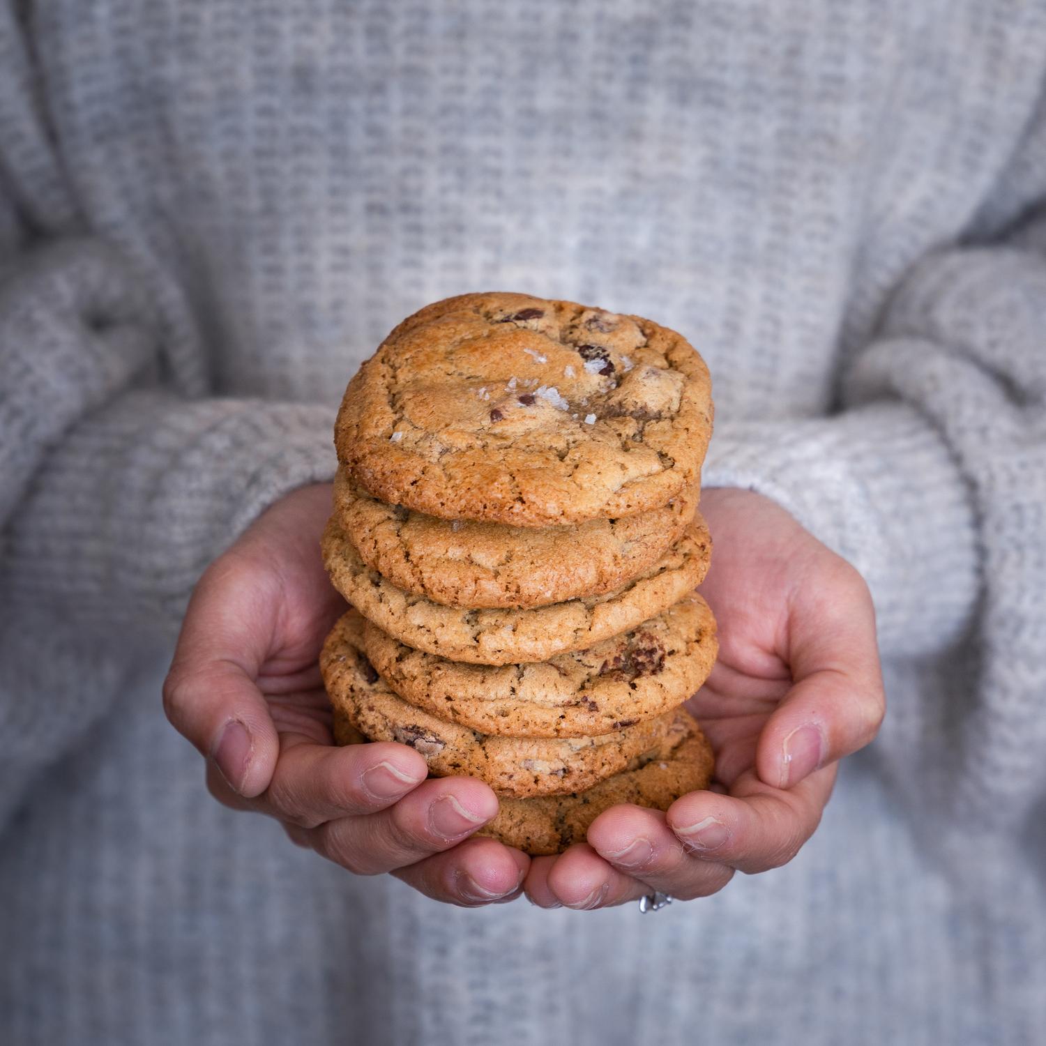 Soft & Gooey Choc Chip Cookies