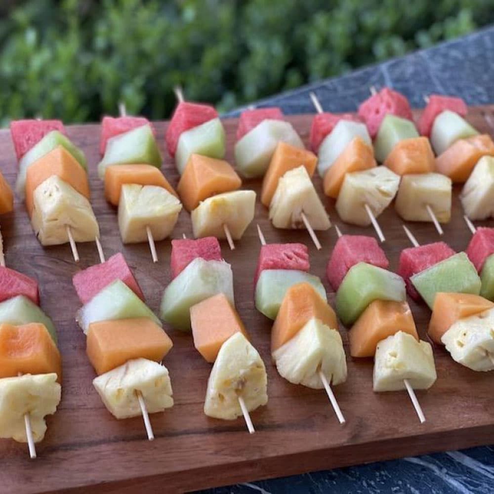 Fresh Fruit Skewers