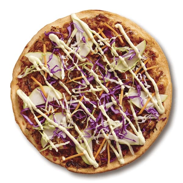 Pulled Pork and Slaw Pizza