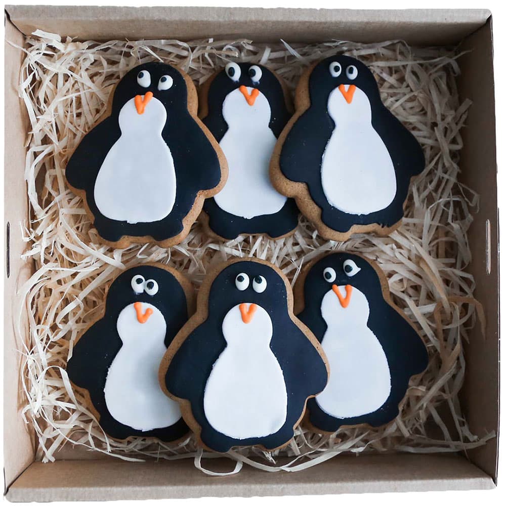 Penguins Cookies Box (24 Pieces)