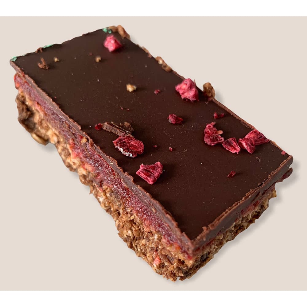 Vegan Raspberry Slices Box (16 Slices)