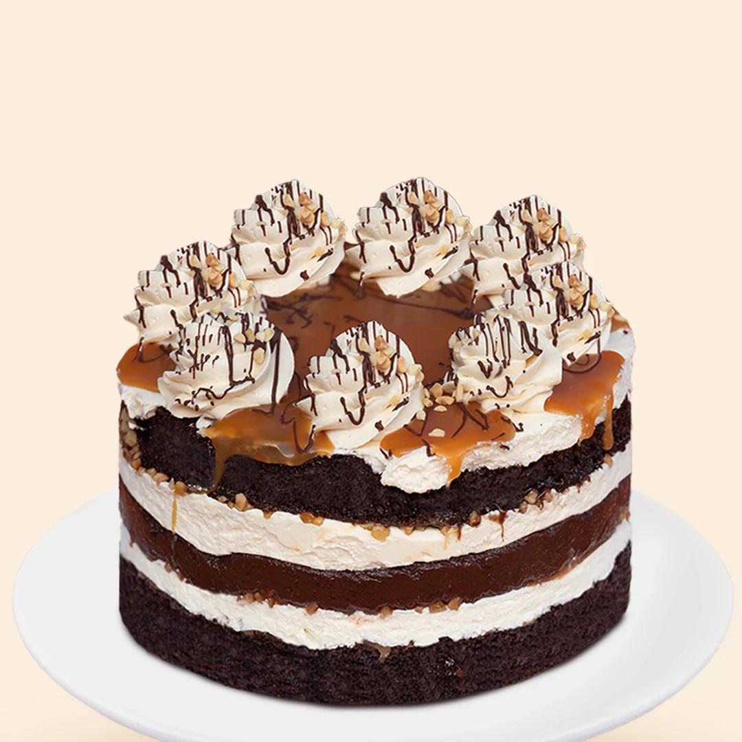 Snickers Naked Cake