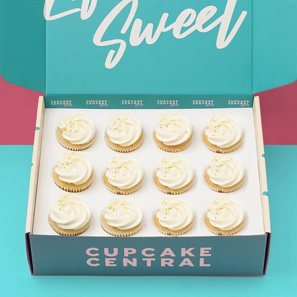 Vanilla Vanilla Cupcake Gift Box (12 Pieces)