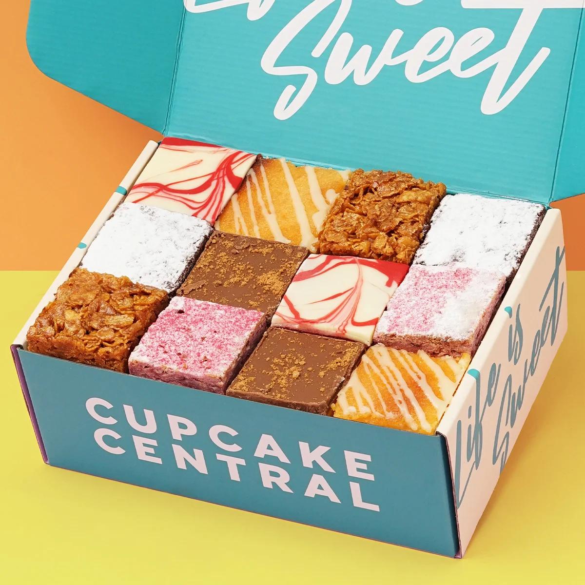 Assorted Brownie and Slice Gift Box (12 Pieces)