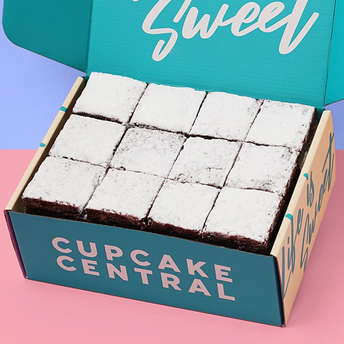 Fudgy Chocolate Brownie Gift Box (12 Pieces)