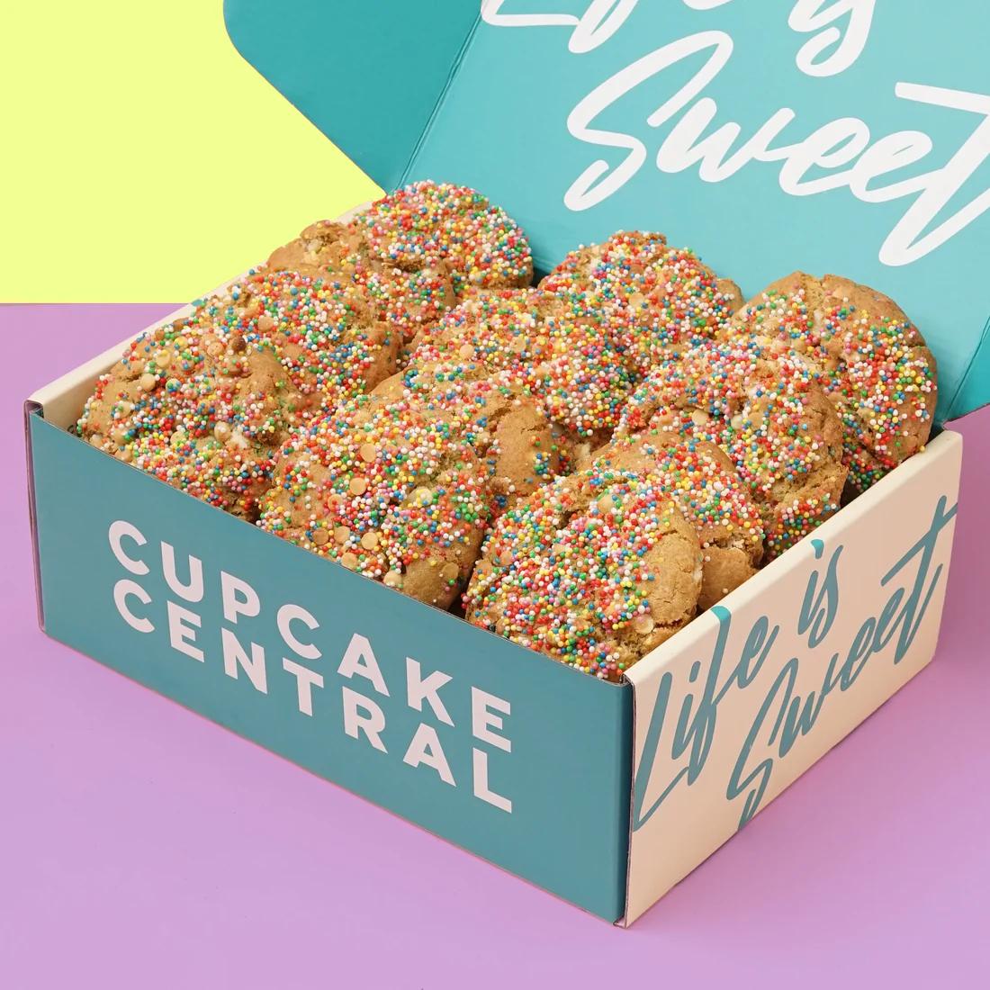 Birthday Cake Cookie Gift Box (12 Pieces)