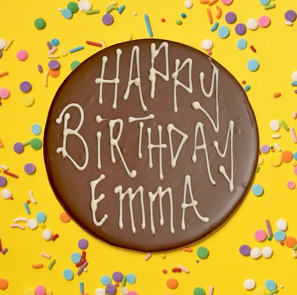 Custom Chocolate Cake Plaque