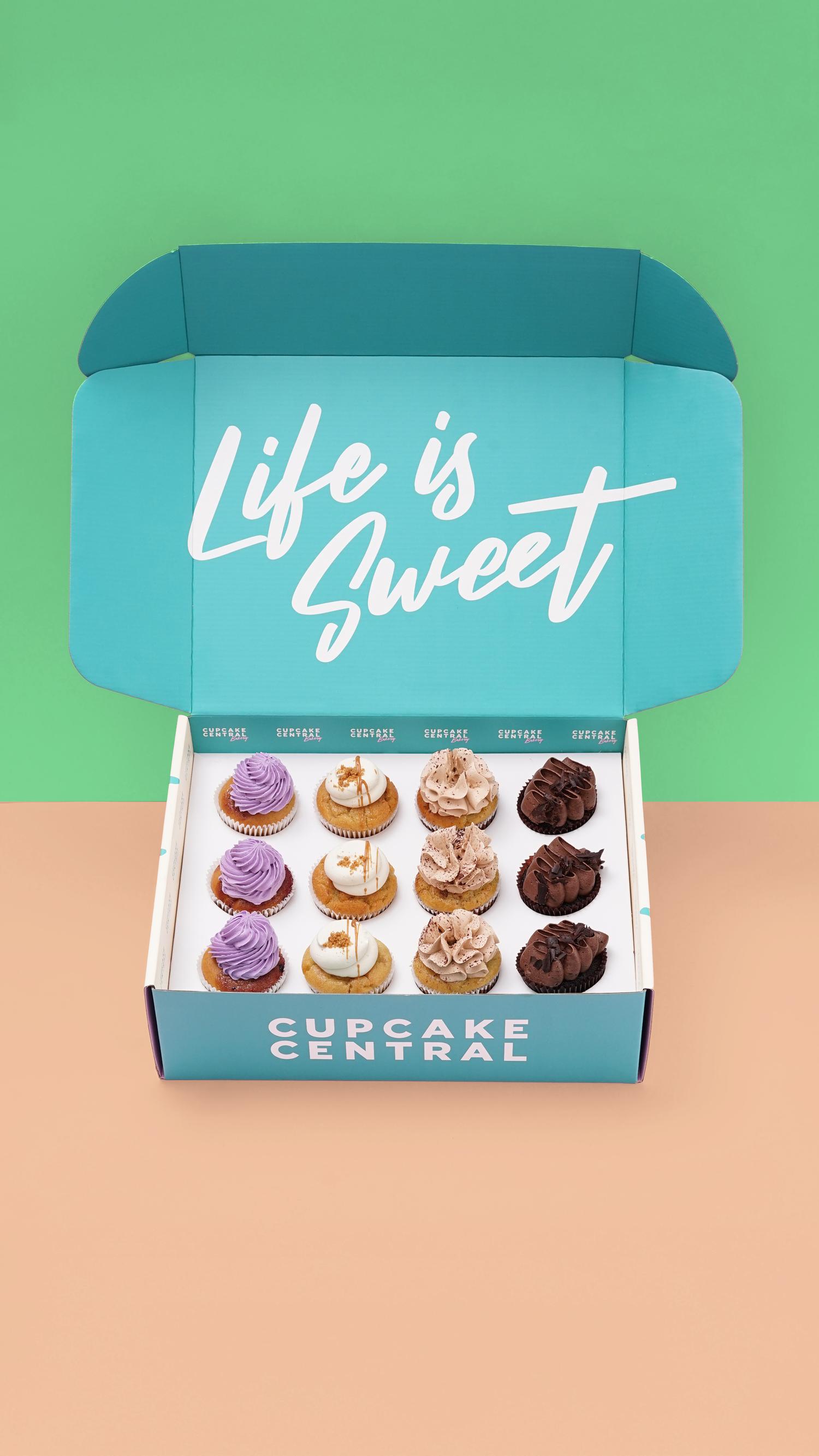 Vegan Assorted Cupcakes Gift Box (12 Pieces)