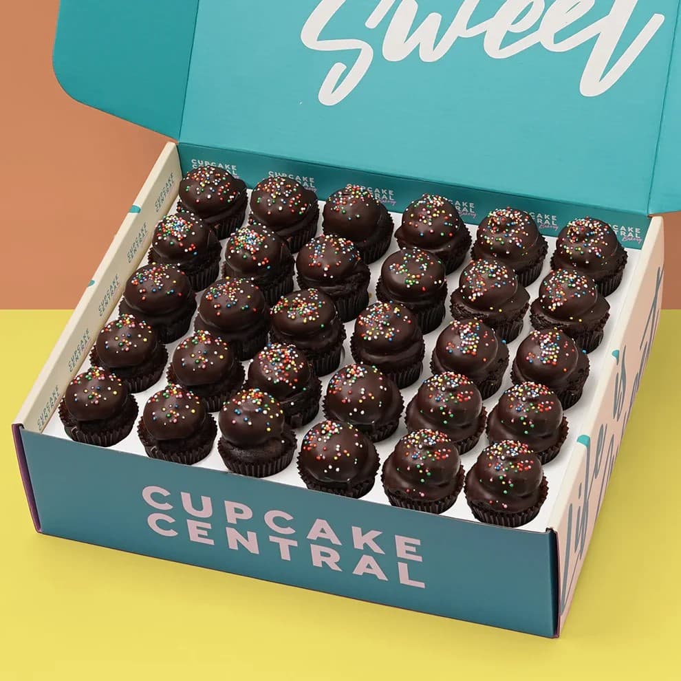 Vegan & Gluten-Free Choc Top Mini Cupcake (30 Pcs)