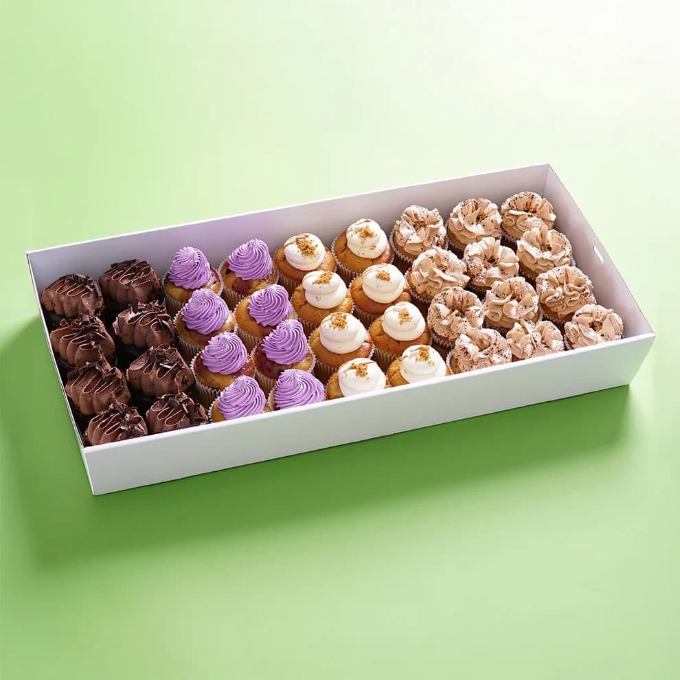 Vegan Cupcake Catering Dessert Box (36 Pieces)