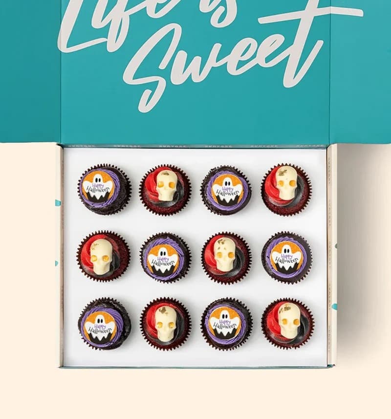 Gluten Free Halloween Cupcake Gift Box (12 Pieces)