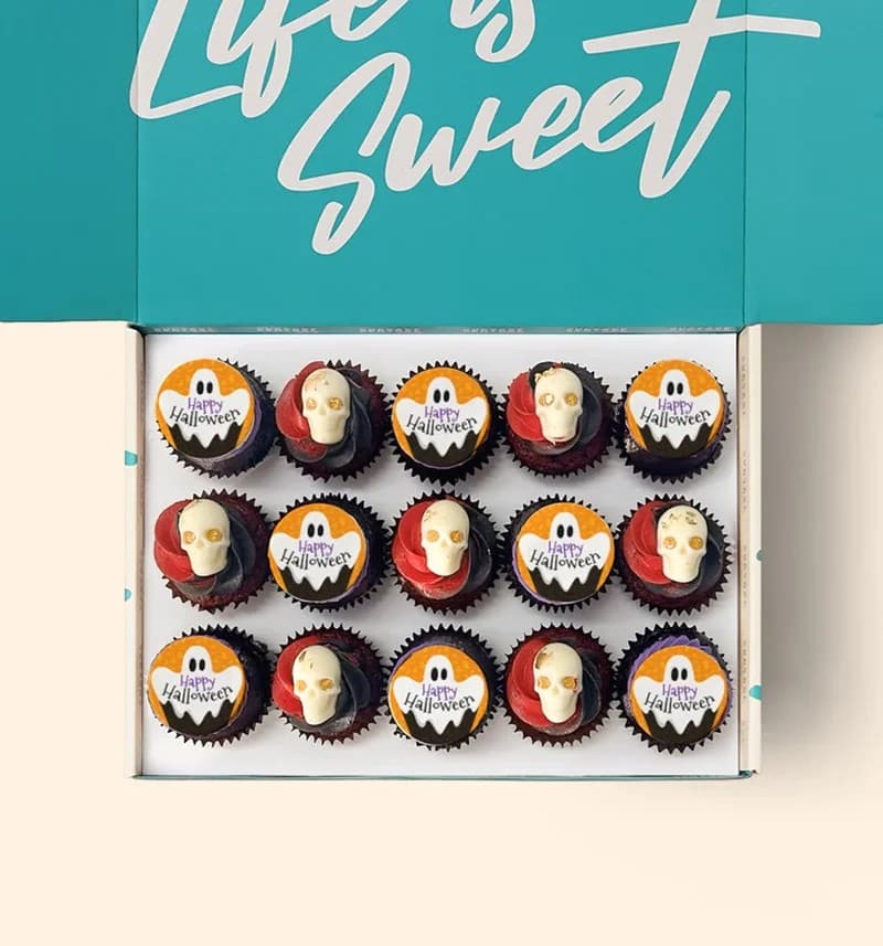 Gluten Free Halloween Mini Cupcake Gift Box(15pcs)