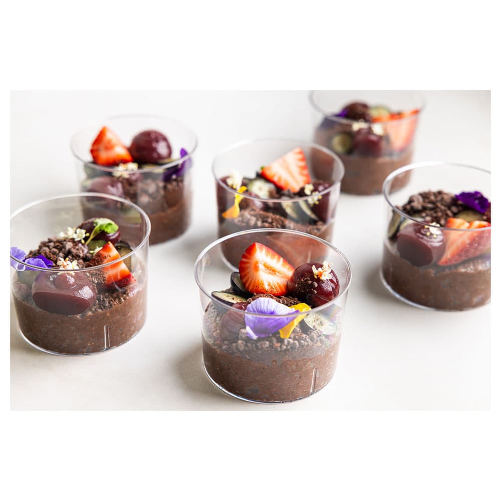 Black Forest Chia Pudding Pot