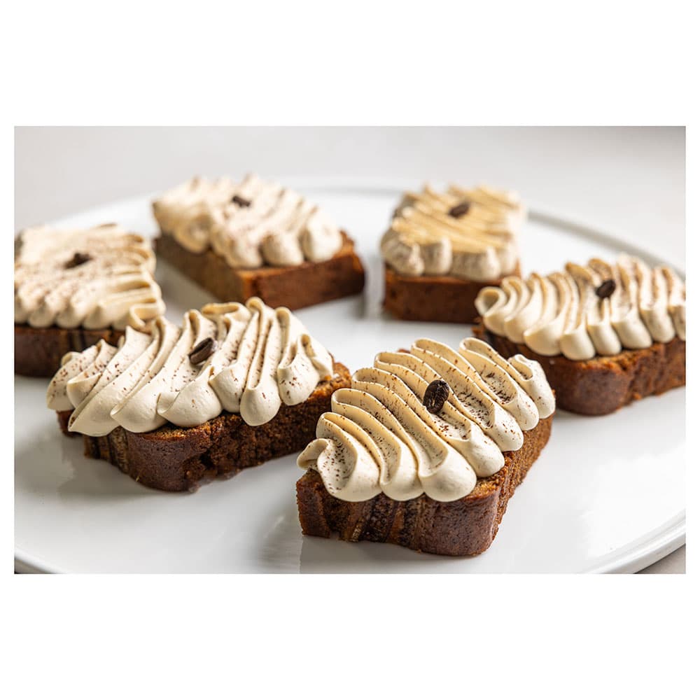Banana Bread & Coffee Mascarpone Cream Half Slice