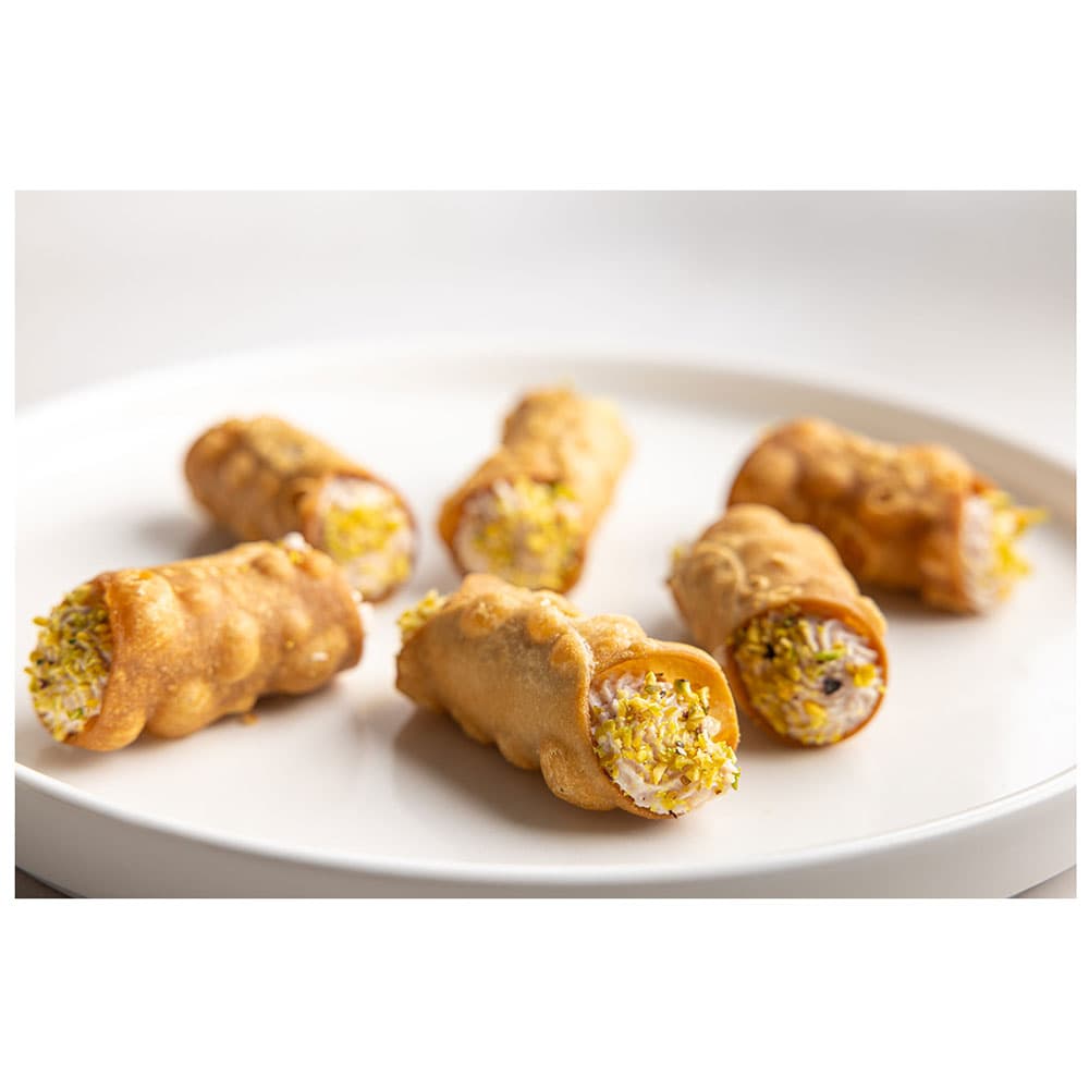 Whipped Ricotta & Mortadella Cannoli