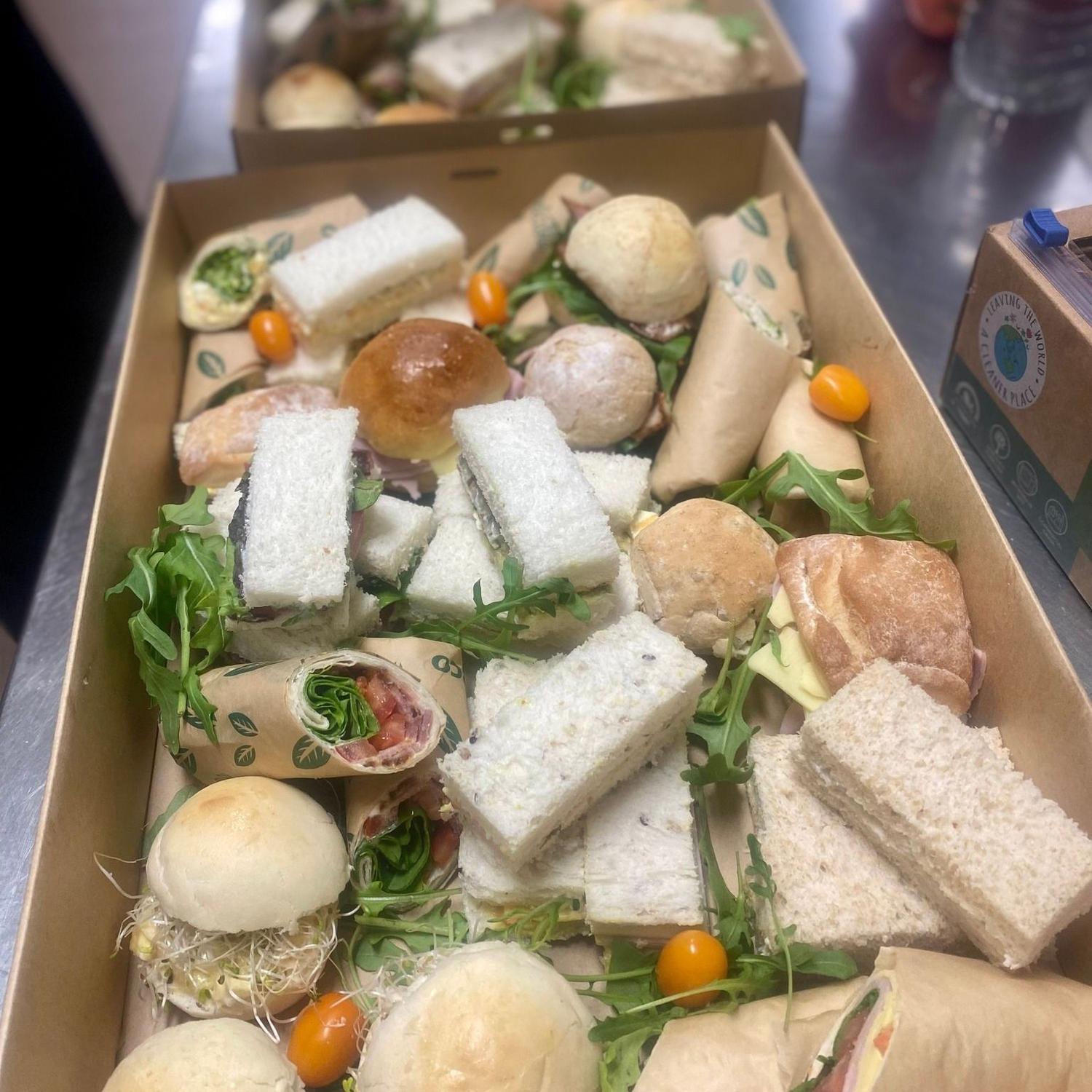 Assorted Four-point Sandwiches, Rolls and Wraps