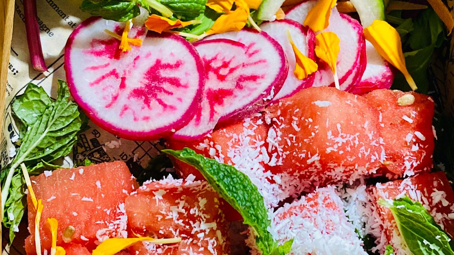 Radish & Watermelon Salad (750ML Individual Bowl)