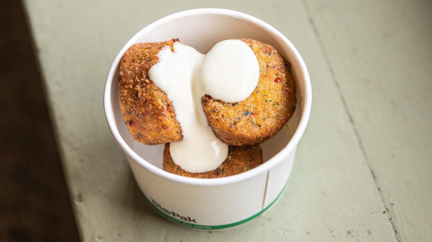 Falafel with Vegan Mayo