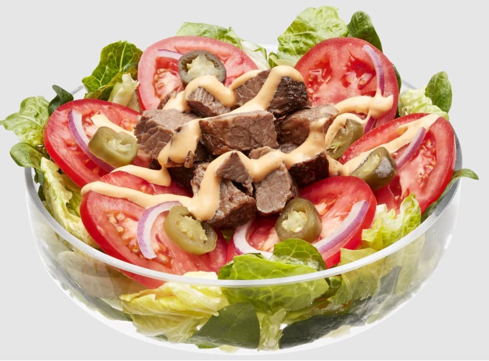 Steak & Cheese Individual Salad