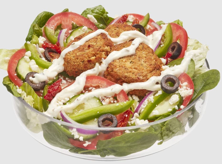 Smashed  Falafel Vegan Individual Salad