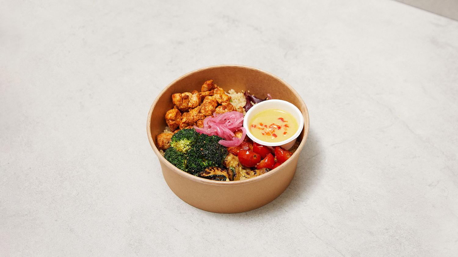 Marinated Chicken Individual Poke Bowl