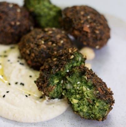 Green Pea Falafel