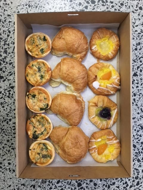 Danish, Croissant and Quiche Package