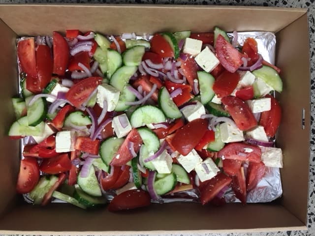 Traditional Greek Salad Platter