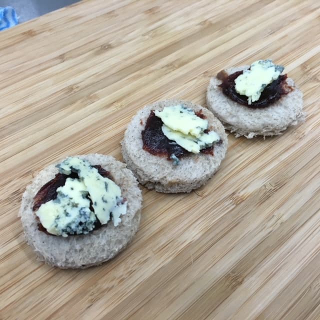 Fruit Bread With Blue Brie and Quince Paste