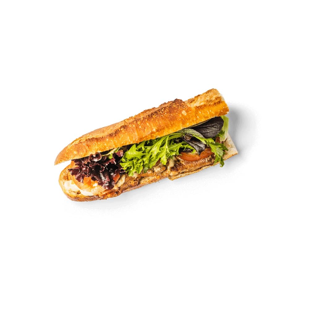 Vietnamese Style Lemongrass Chicken Baguette