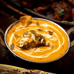Lamb Korma and Rice Platter