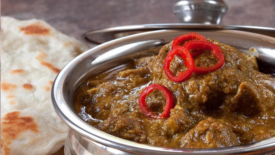 Lamb Roganjosh and Rice Platter
