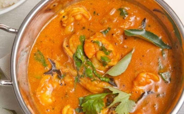 Prawn Malabar and Rice Platter
