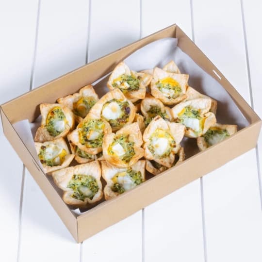 Spinach & Fetta Quiches, Small Platter