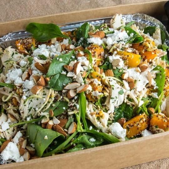 Citrus Chicken, Fetta & Quinoa Salad Platter