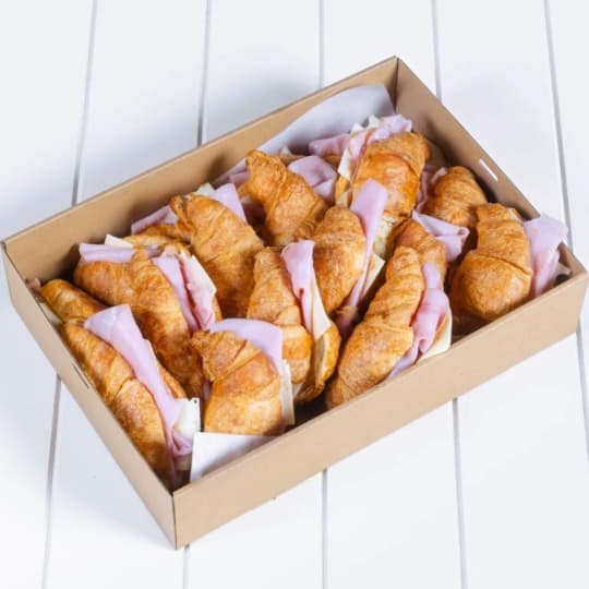 Mini Ham & Swiss Cheese Croissants, Large Platter