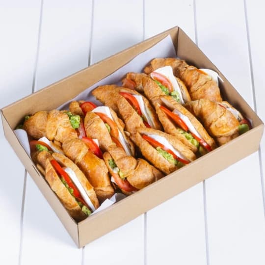 Mini Vegetarian Croissants, Medium Platter