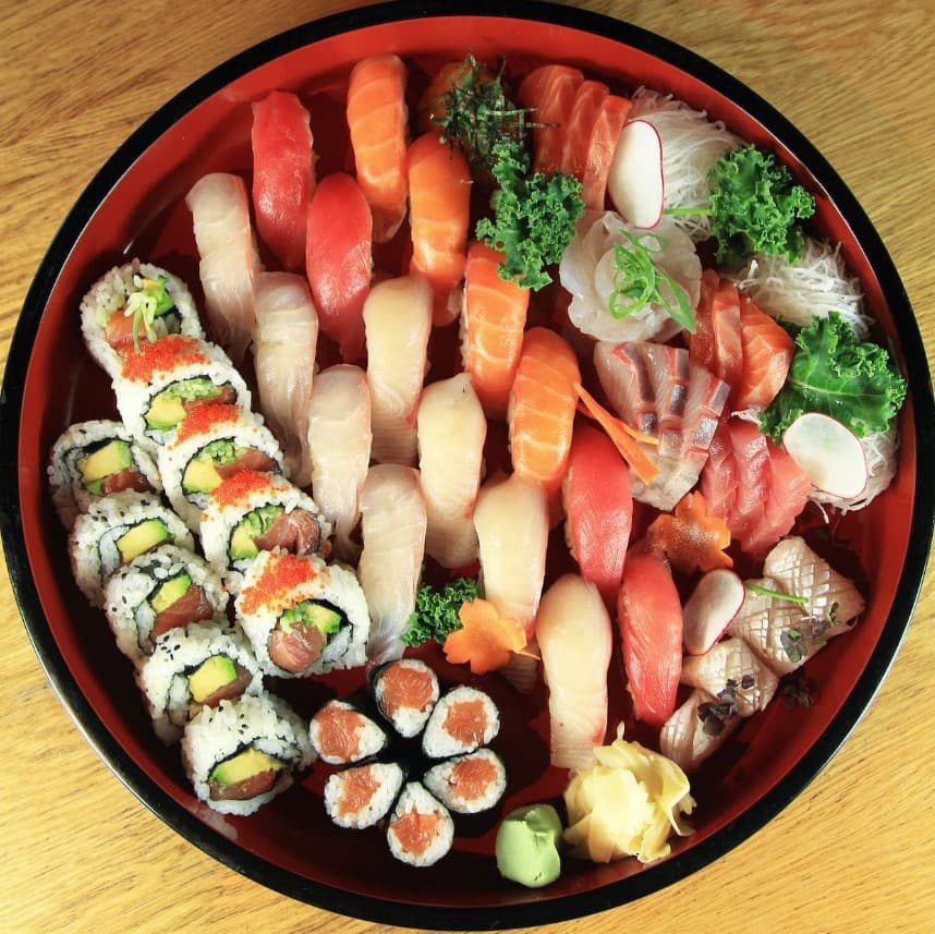 Sushi and Sashimi (Platter of 50 Pieces)