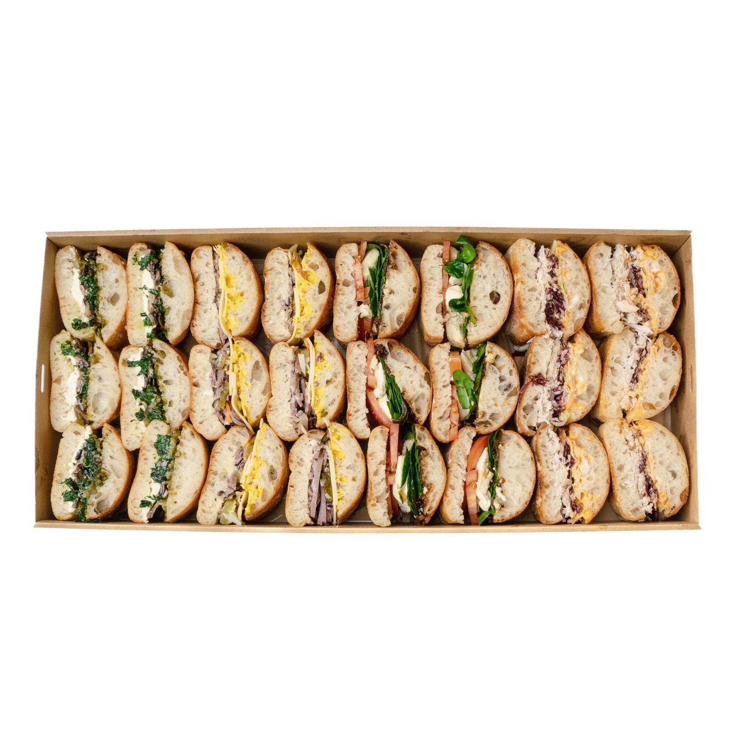 Luxe Panini Sandwich Platter (Box of 24)