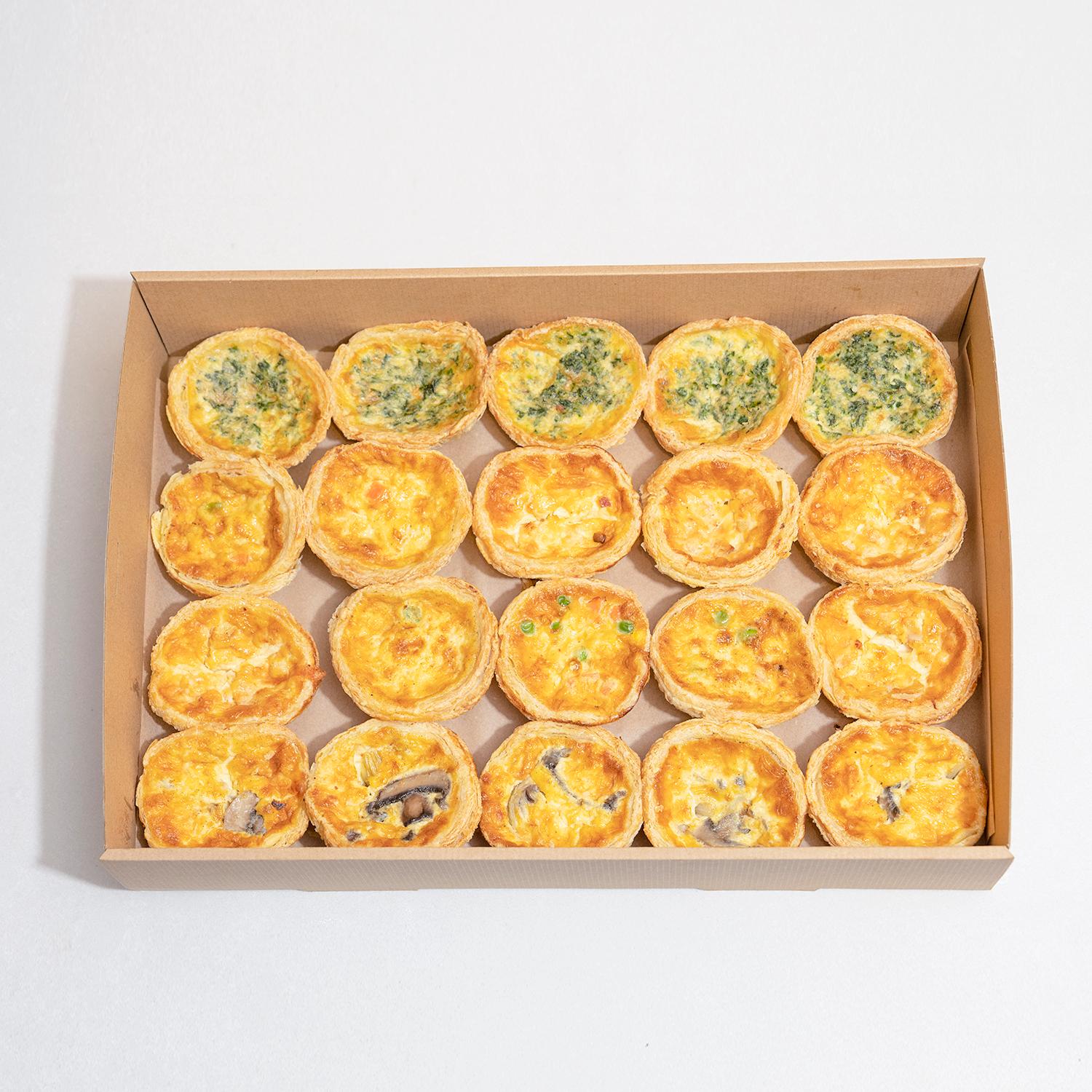Vegetarian Quichettes (Platter of 20)
