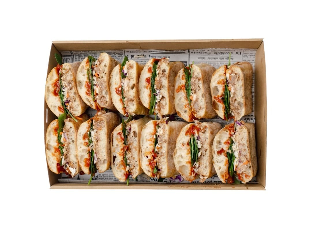 Aniseed Myrtle Slaw Pork Panini (Platter of 12)